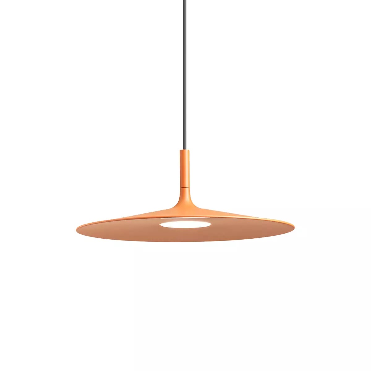 Redo Závěsné LED svítidlo Kai, ø40 cm Barva: Kaštanová