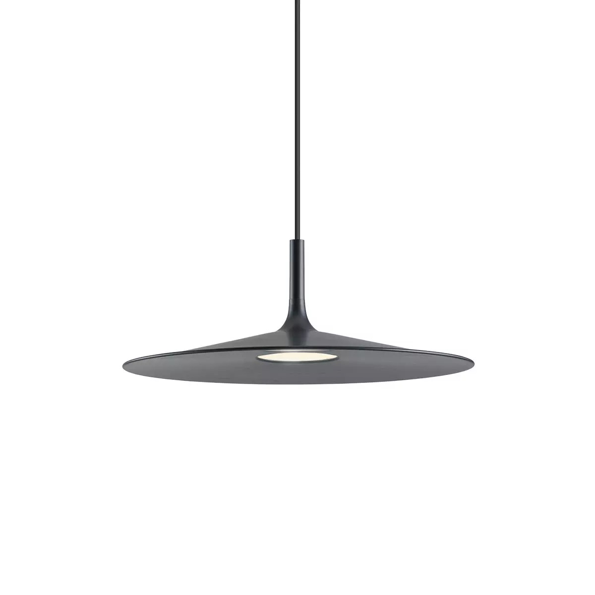 Redo Závěsné LED svítidlo Kai, ø40 cm Barva: Černá