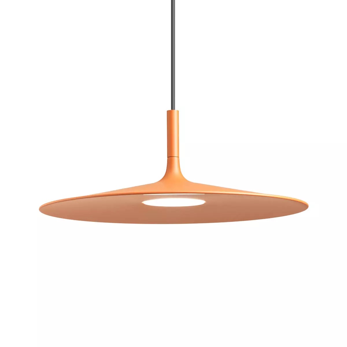 Redo Závěsné LED svítidlo Kai, ø55 cm Barva: Kaštanová