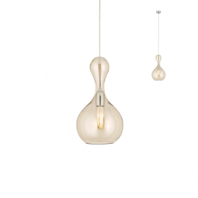 Redo Závěsné svítidlo Lob, ø22cm Barva: Champagne