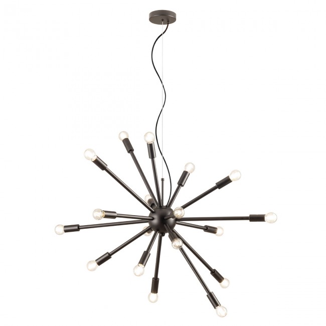 Redo Závěsná lampa Stellar, 18x E14 Barva: Černá