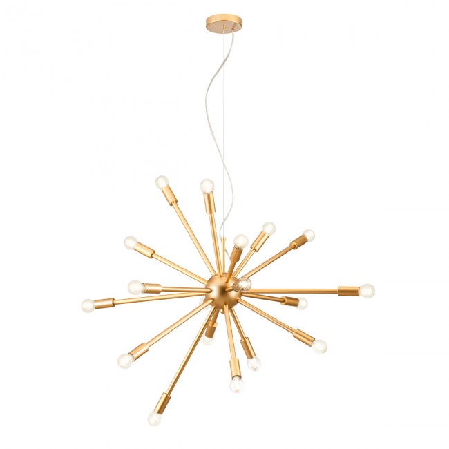 Redo Závěsná lampa Stellar, 18x E14 Barva: Zlatá