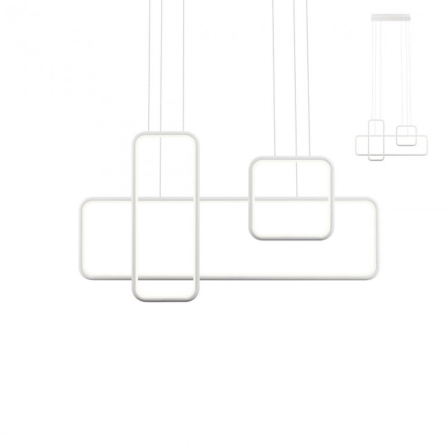 Redo Závěsné LED svítidlo Thai Barva: Bílá