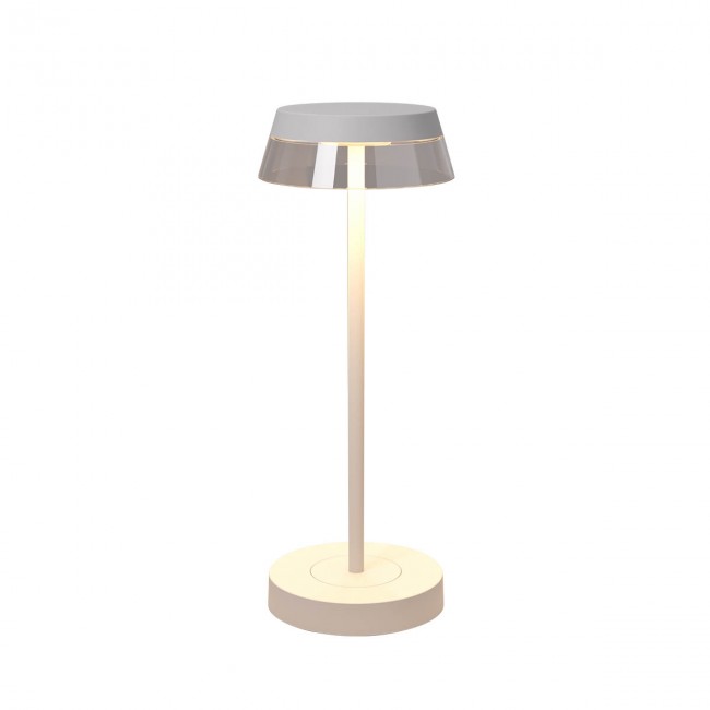 Redo Venkovní stmívatelná stolní lampa ILUNA Barva: Bílá