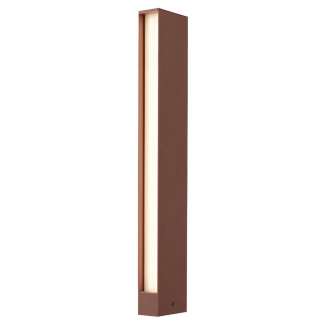 Redo Venkovní sloupkové svítidlo TWIN v:600mm Barva: Hnědá
