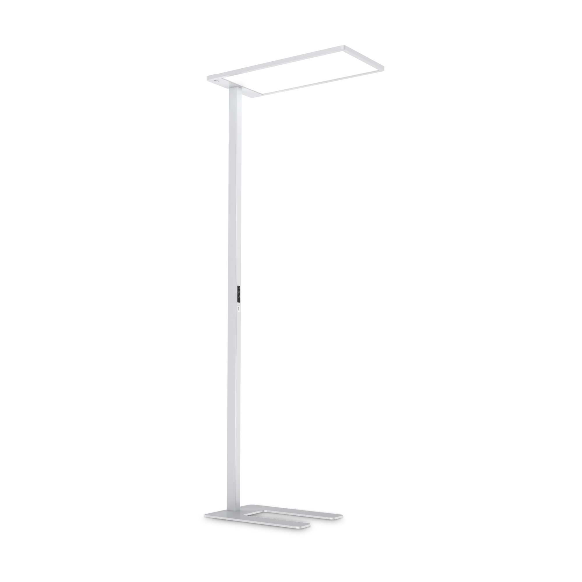 Ideal Lux Stmívatelná LED stojací lampa COMFORT Barva: Bílá, Chromatičnost: 3000K