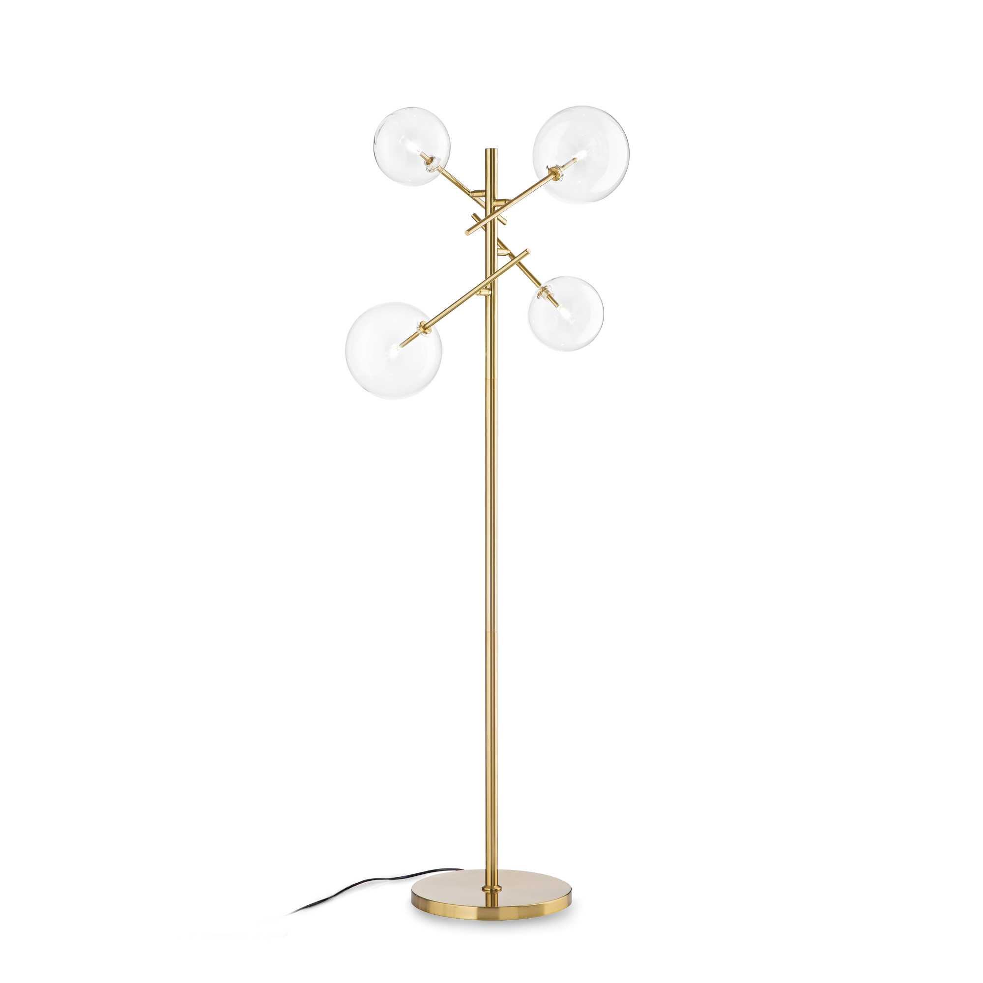Ideal Lux Stojací lampa EQUINOXE PT5 Barva: Mosaz