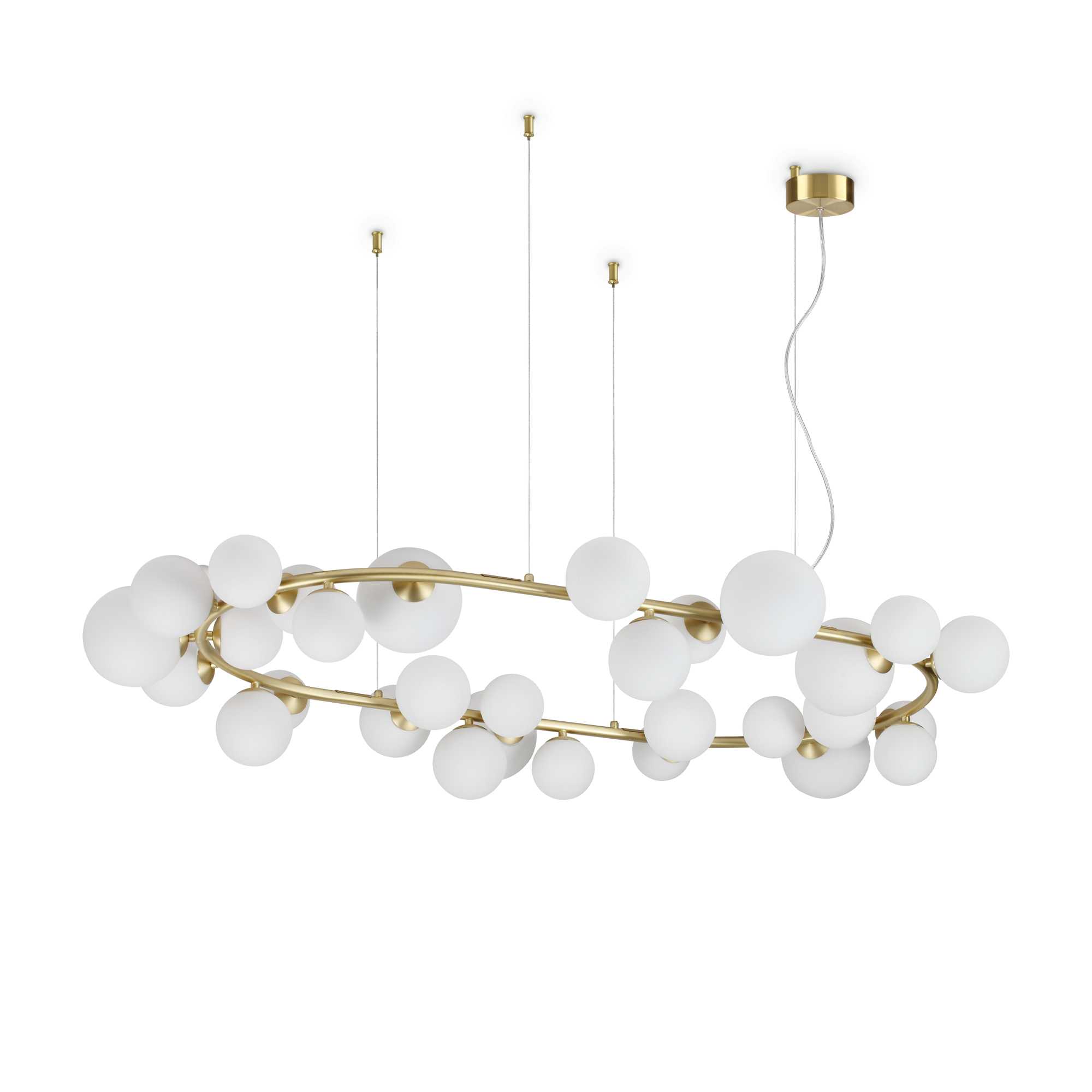 Ideal Lux Závěsné svítidlo PERLAGE SP30 Barva: Mosaz