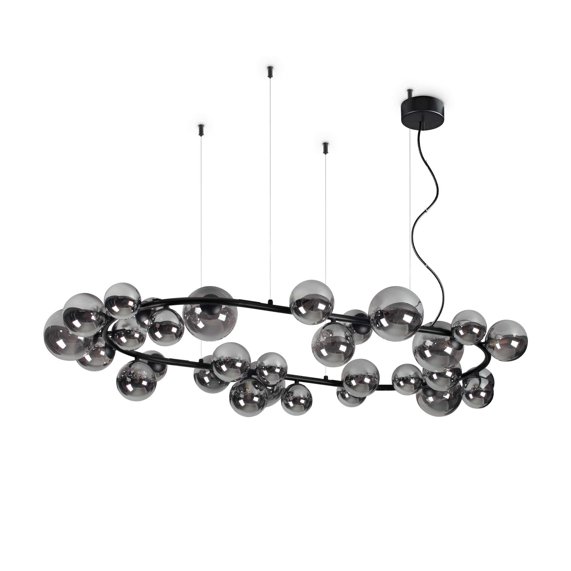 Ideal Lux Závěsné svítidlo PERLAGE SP30 Barva: Černá