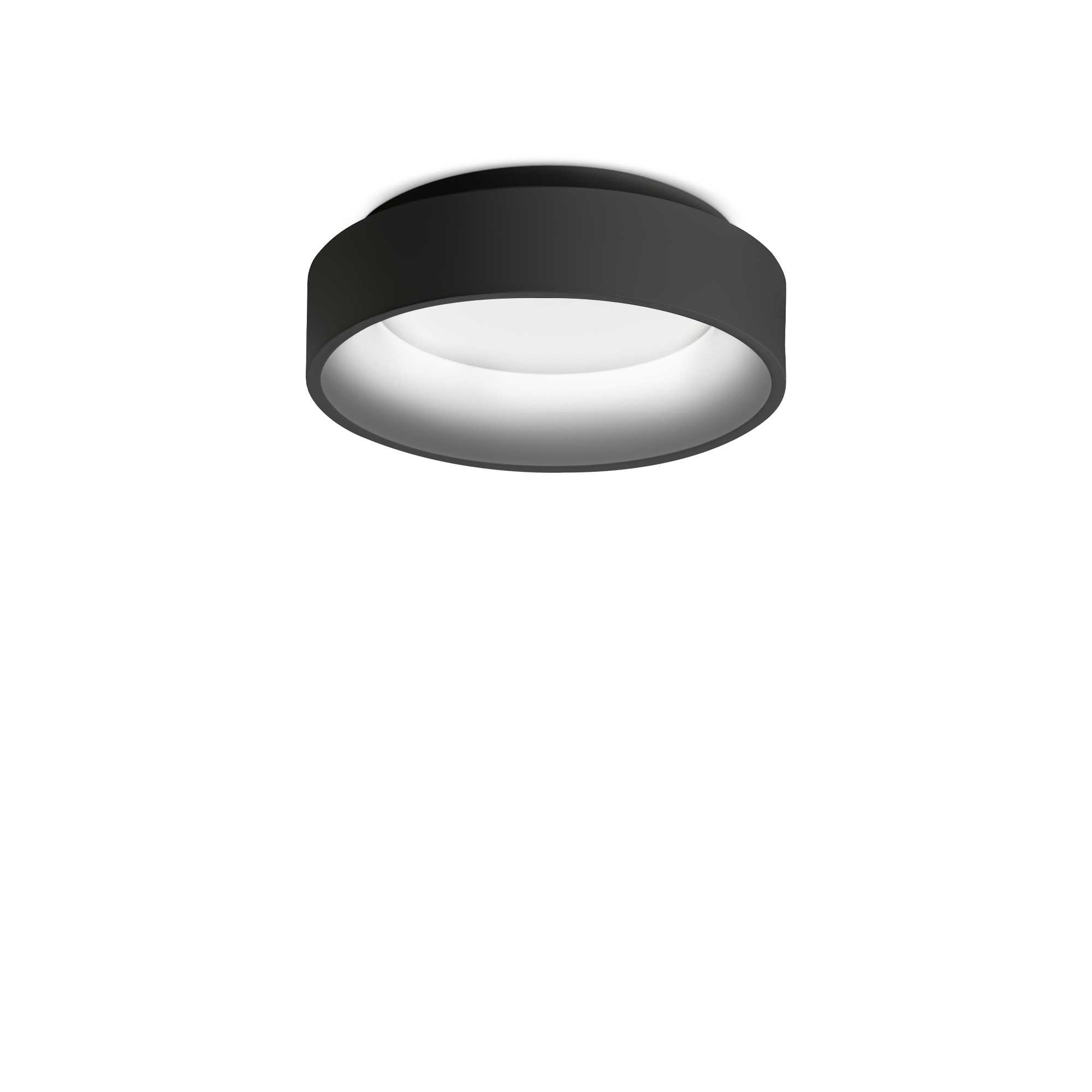 Ideal Lux Stropní LED svítidlo ZIGGY ⌀30cm Barva: Černá