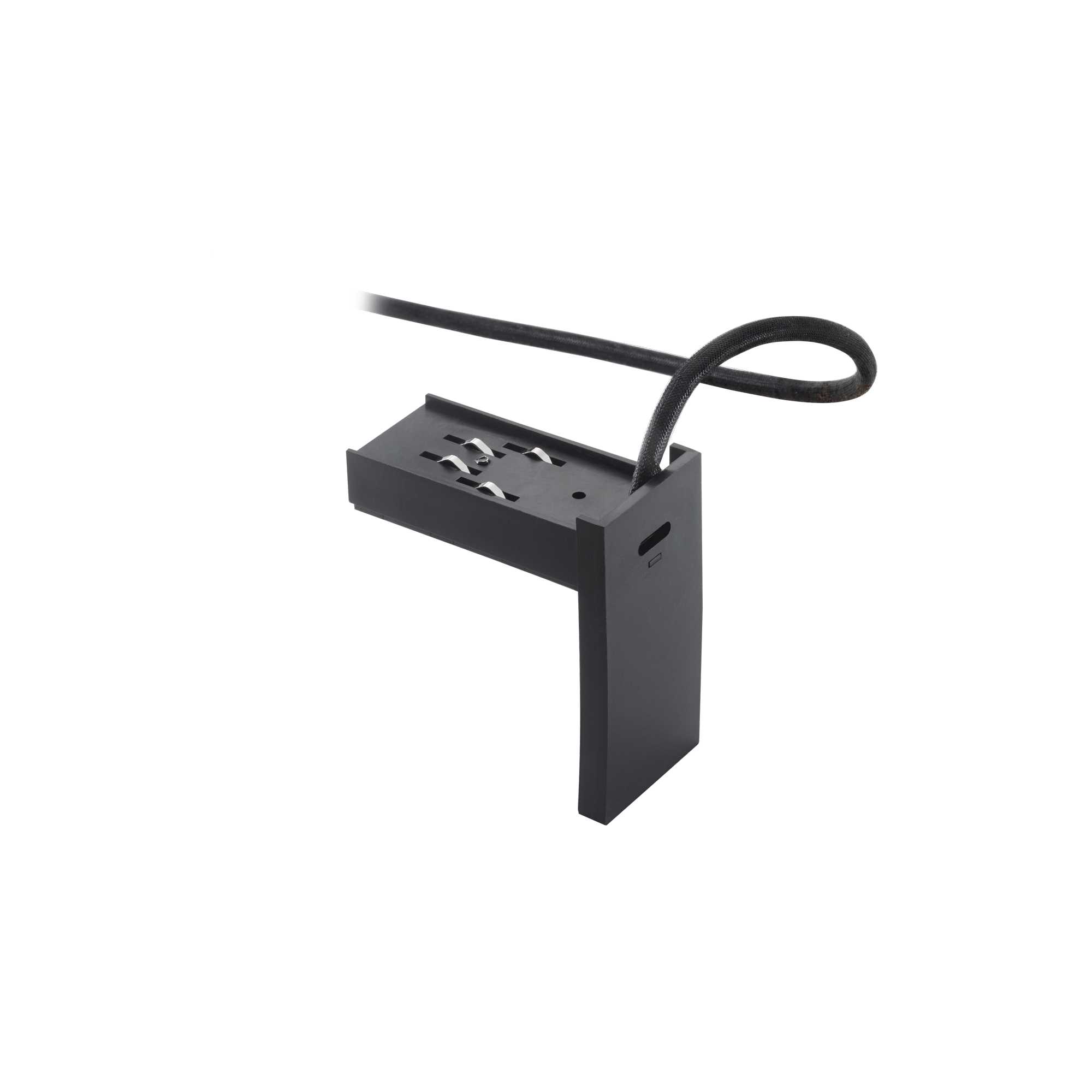 Ideal Lux Napájecí koncovka ARCA ENDCAP ELECTRIFIED FOR SURFACE / RECESSED BK