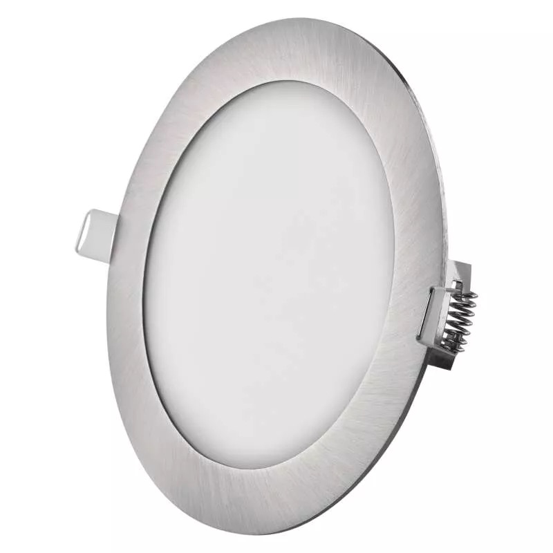 Emos lighting LED zápustný panel NEXXO ø17cm, 12,5W, CCT, černý/stříbrný Barva: Stříbrná