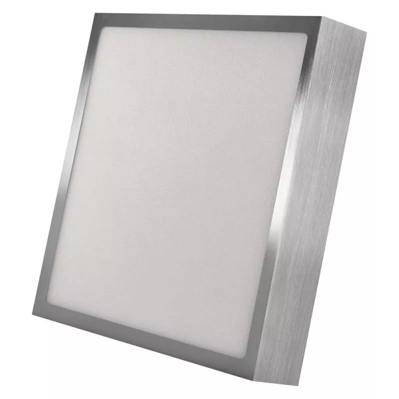 Emos lighting LED přisazený panel NEXXO 22,5cm, 21W, CCT, čtvercový Barva: Stříbrná