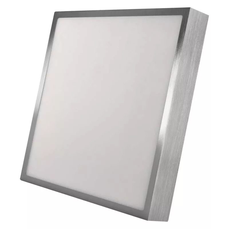 Emos lighting LED přisazený panel NEXXO 30cm, 28,5W, CCT, čtvercový Barva: Stříbrná