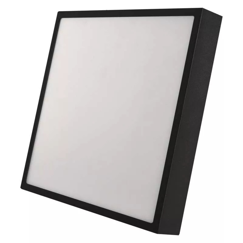 Emos lighting LED přisazený panel NEXXO 30cm, 28,5W, CCT, čtvercový Barva: Černá