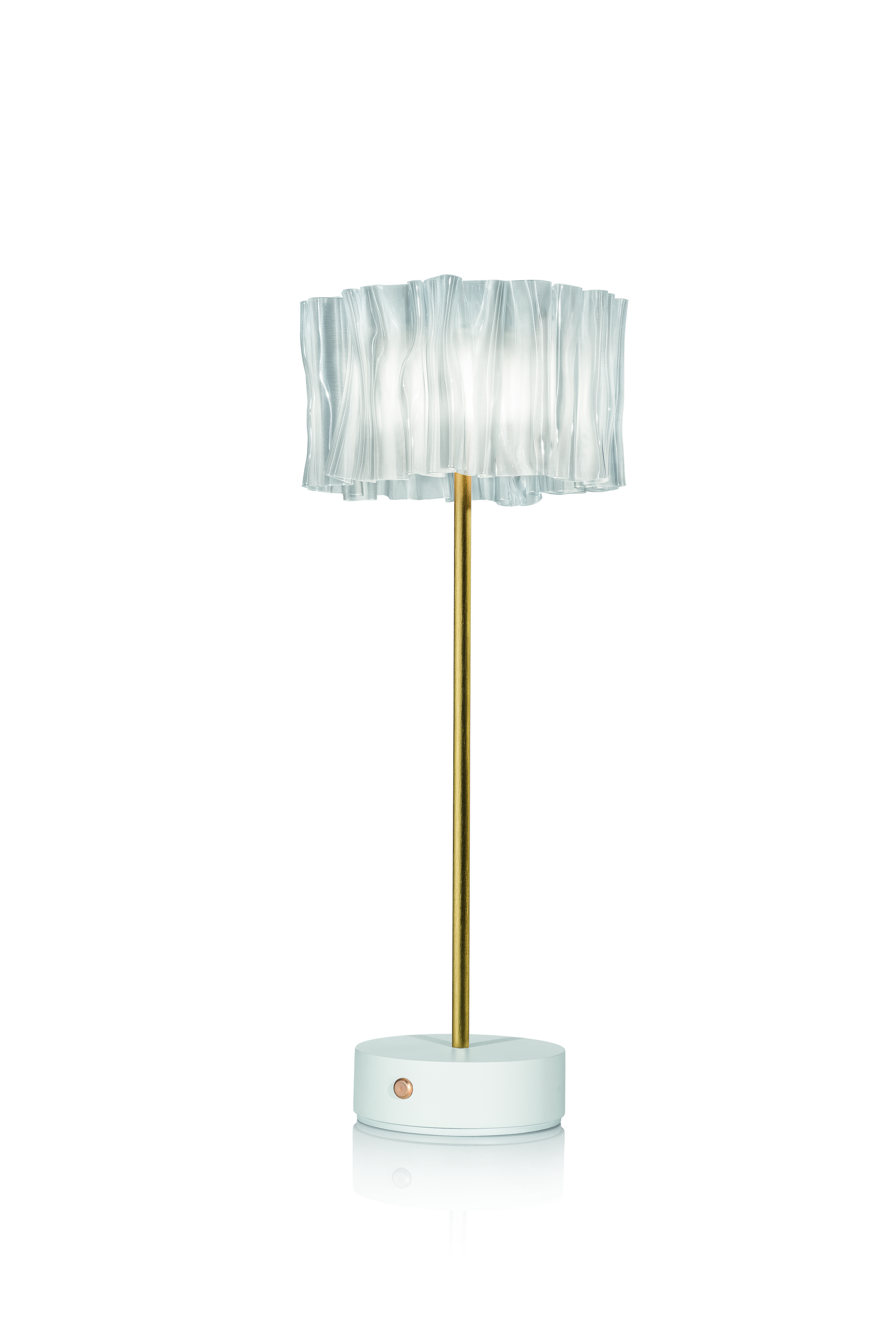 Levně Slamp Stolní LED lampa ACCORDÉON BATTERY Barva: Bílá