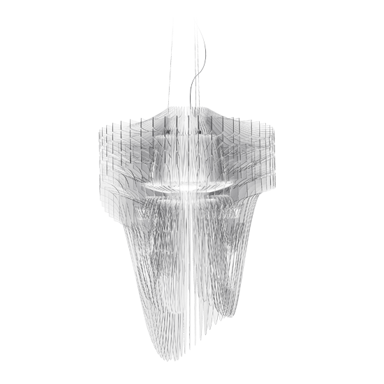 Slamp Závěsné svítidlo ARIA L, ø70cm Barva: Transparentní