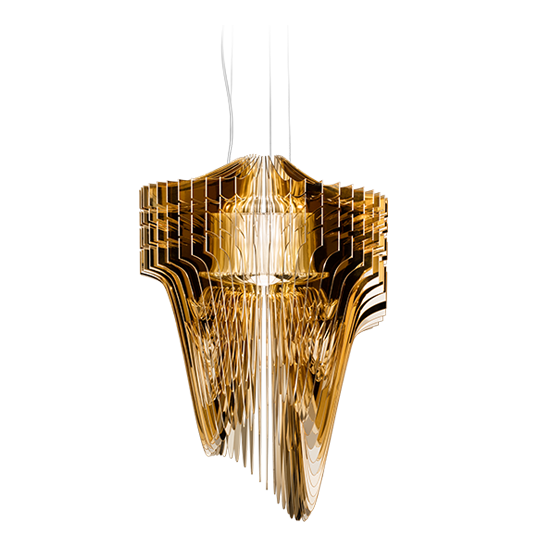 Slamp Závěsné svítidlo ARIA L, ø70cm Barva: Zlatá