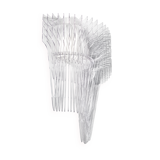 Slamp Nástěnné svítidlo ARIA APPLIQUE, 2xE14 + 6W LED Barva: Transparentní