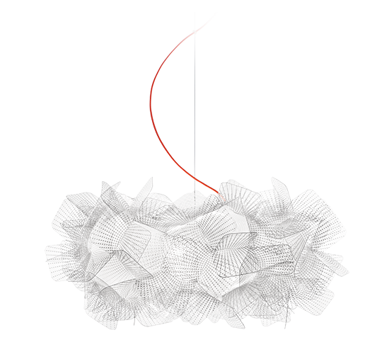 Slamp Závěsné svítidlo CLIZIA MEDIUM Barva: pixel;transparentní kabel