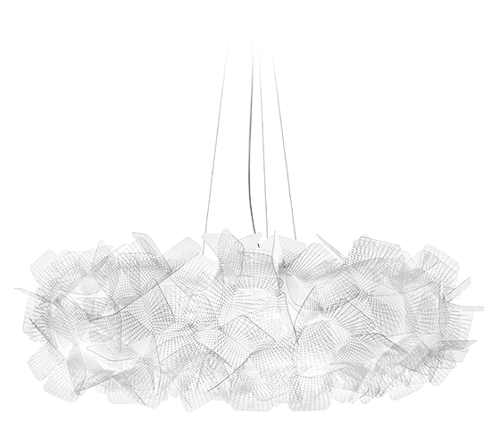 Slamp Závěsné svítidlo CLIZIA LARGE Barva: pixel;transparentní kabel