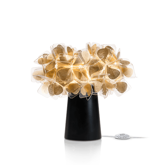 Slamp Stolní lampa CLIZIA - MAMA NON MAMA Barva: Zlatá, Barva podstavce: černá