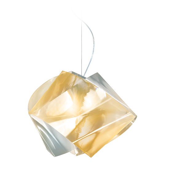 Slamp Závěsné svítidlo GEMMY PRISMA Barva svítidla: zlatá
