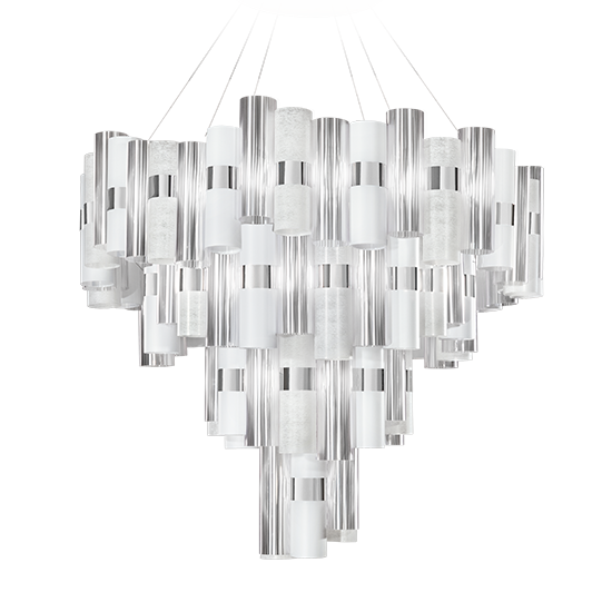 Slamp Závěsné LED svítidlo LA LOLLONA 4 Barva: Bílá