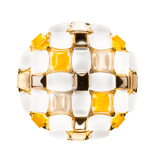 Slamp Stropní/nástěnné svítidlo MIDA MEDIUM Barva: Jantar