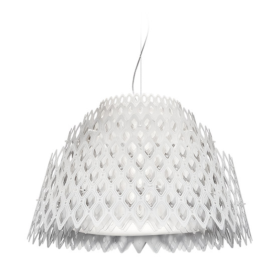 Slamp Závěsné svítidlo HALF CHARLOTTE  - WHITE