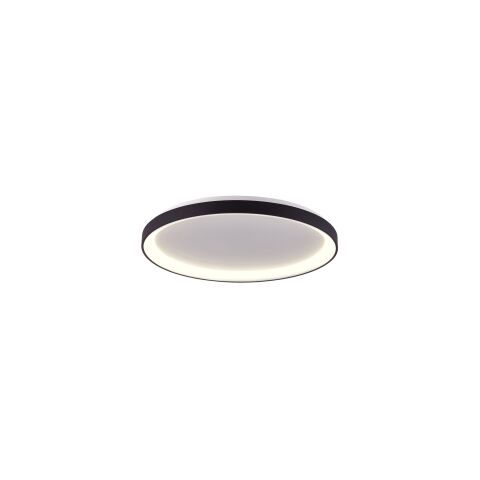 Palnas Stropní LED svítidlo DITA, černé,  ø 48 cm Stmívání, řízení: PUSH, Dálkový ovladač: Bez dálkového ovladače
