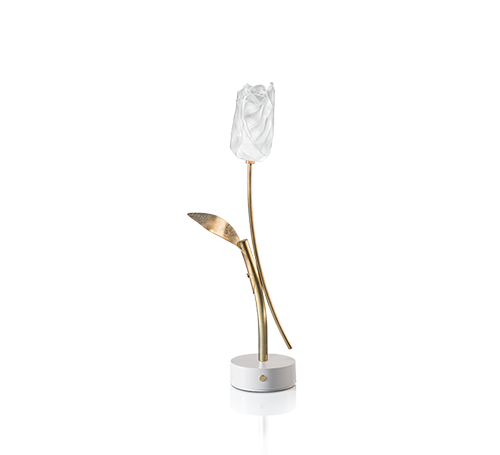 Slamp Stolní lampa TULIP BATTERY Barva podstavce: bílá