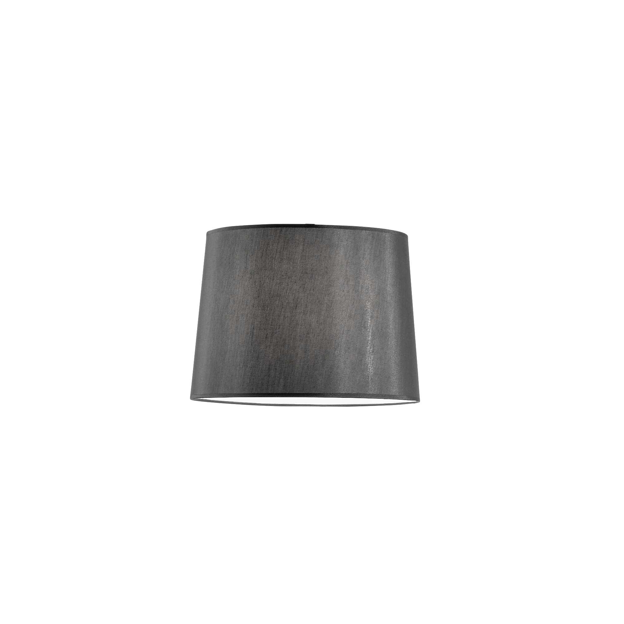Levně Ideal Lux Stojací lampa DORSALE Barva stínidla: černá, Barva podstavce: bílá