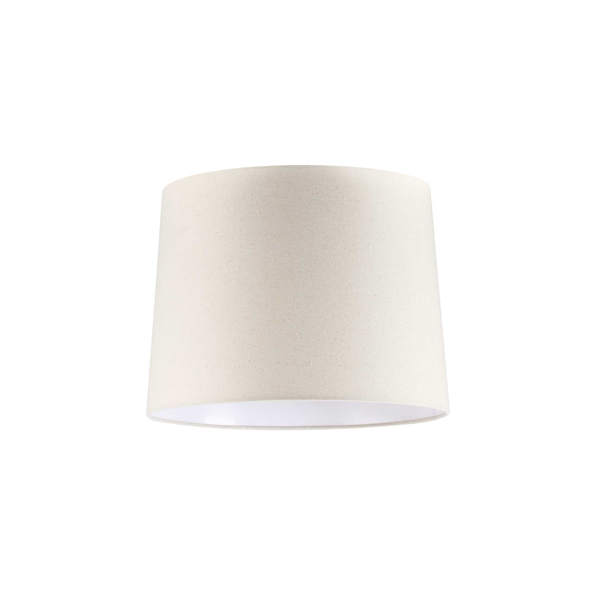 Levně Ideal Lux Stojací lampa SET UP, ⌀ 40cm Barva stínidla: béžová, Barva podstavce: bílá