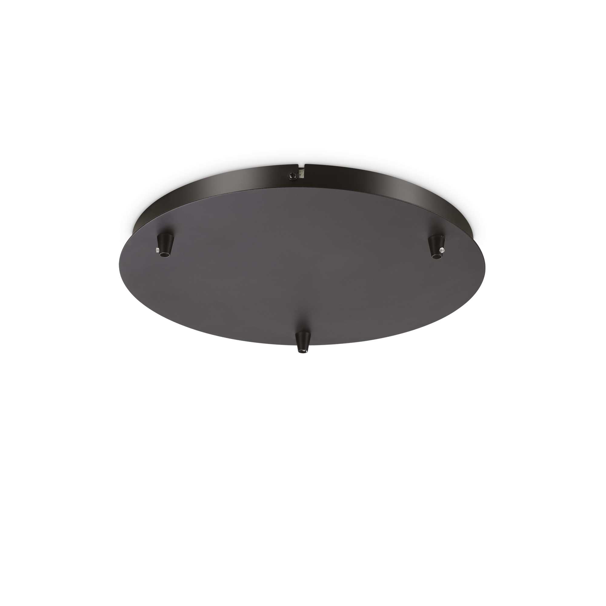Ideal Lux Standardní montura pro 3 kabely Barva: Černá