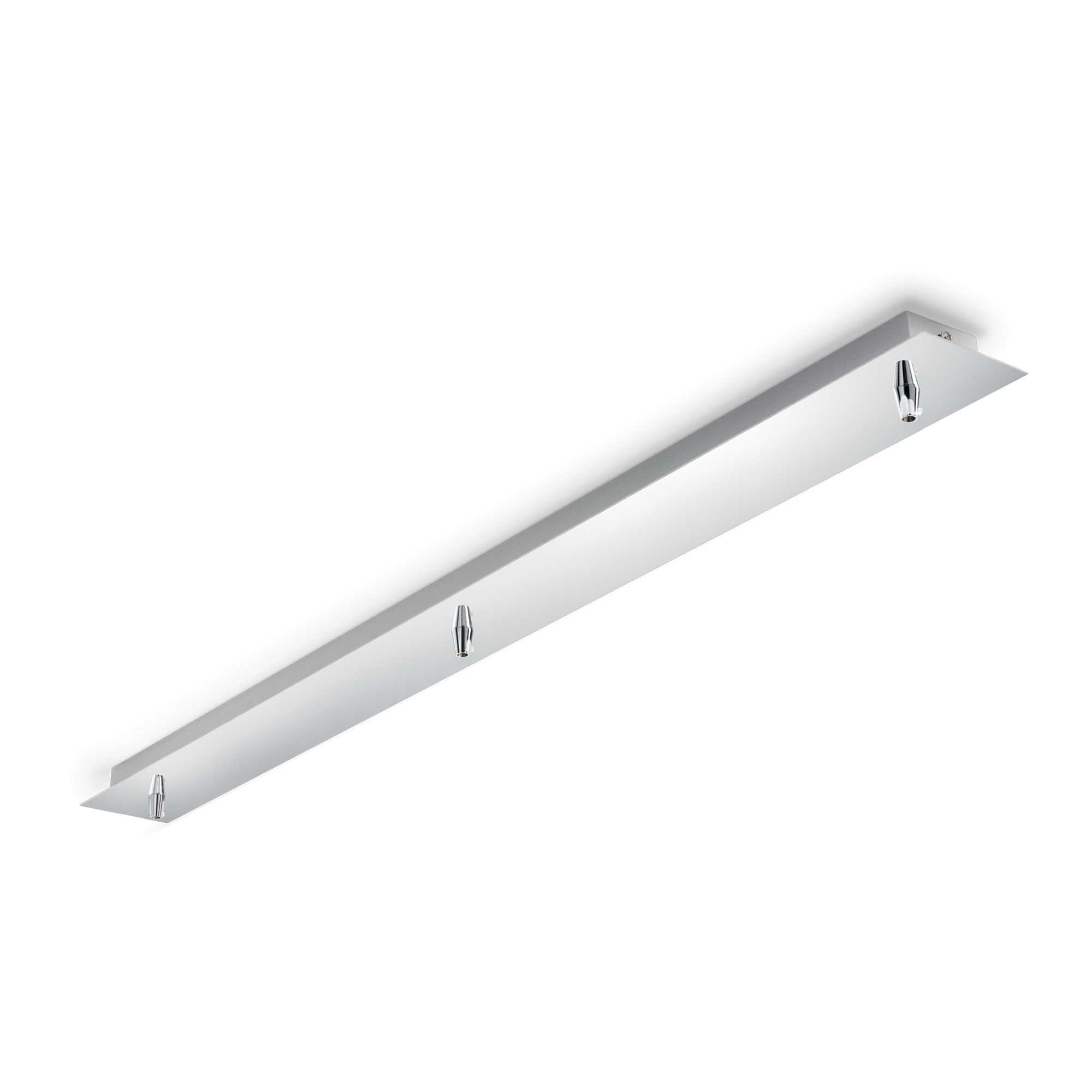 Ideal Lux Standardní lineární montura pro 3 kabely Barva: Chrom