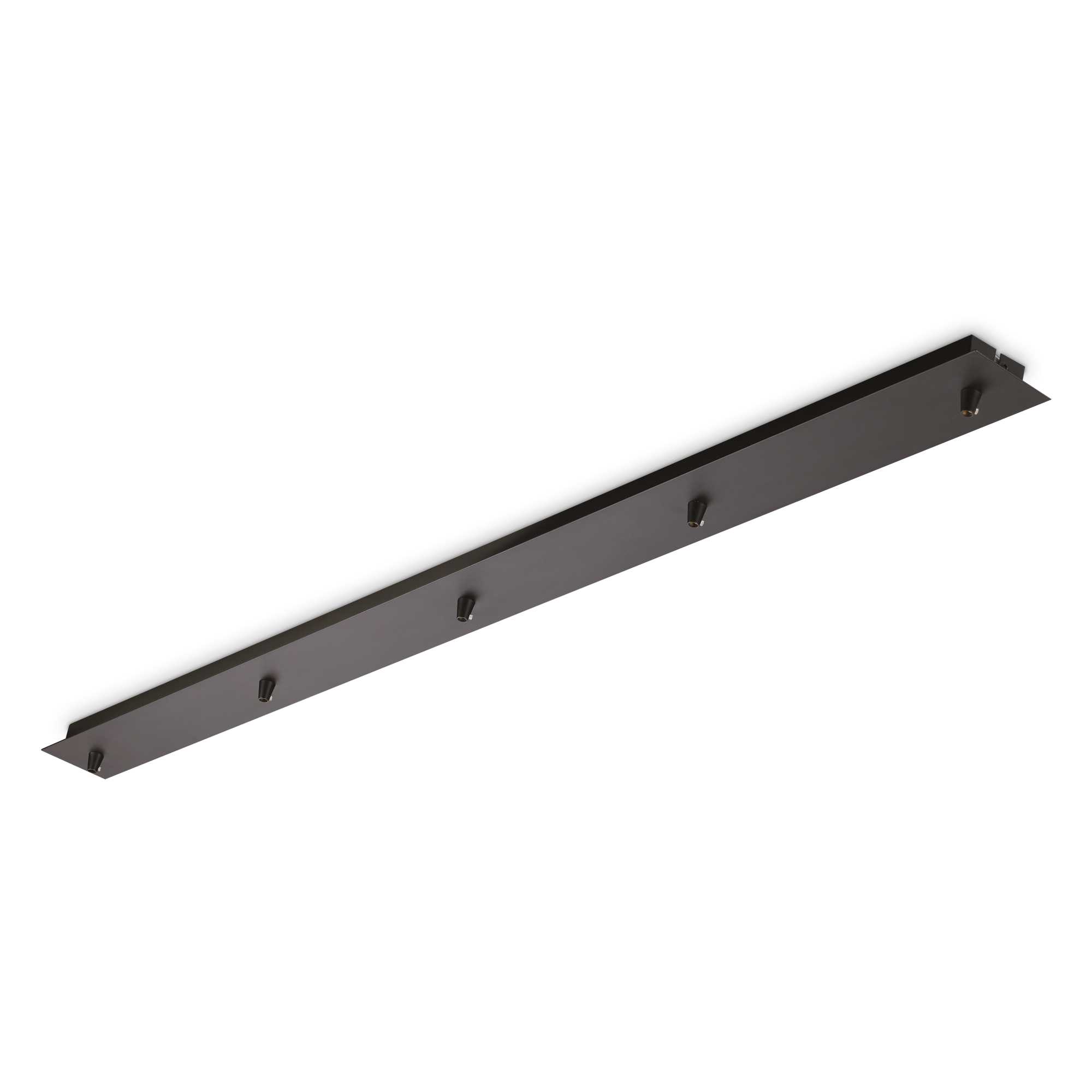 Ideal Lux Standardní lineární montura pro 5 kabelů Barva: Černá