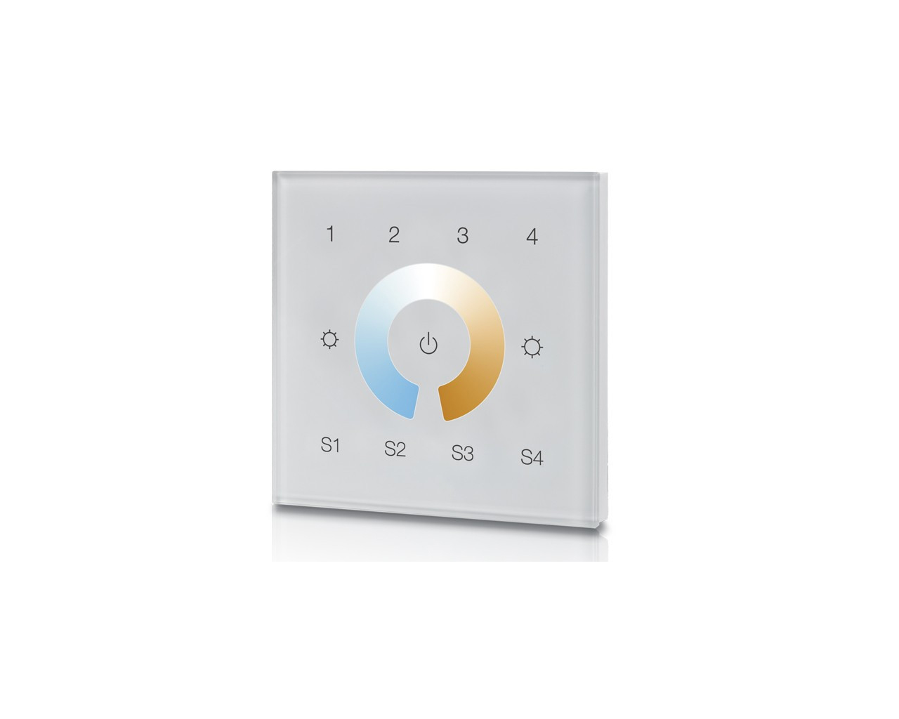 Levně Led2 Nástěnné dálkové ovládání ZIGBEE 3.0 WALL DIMMER & TW 4ch