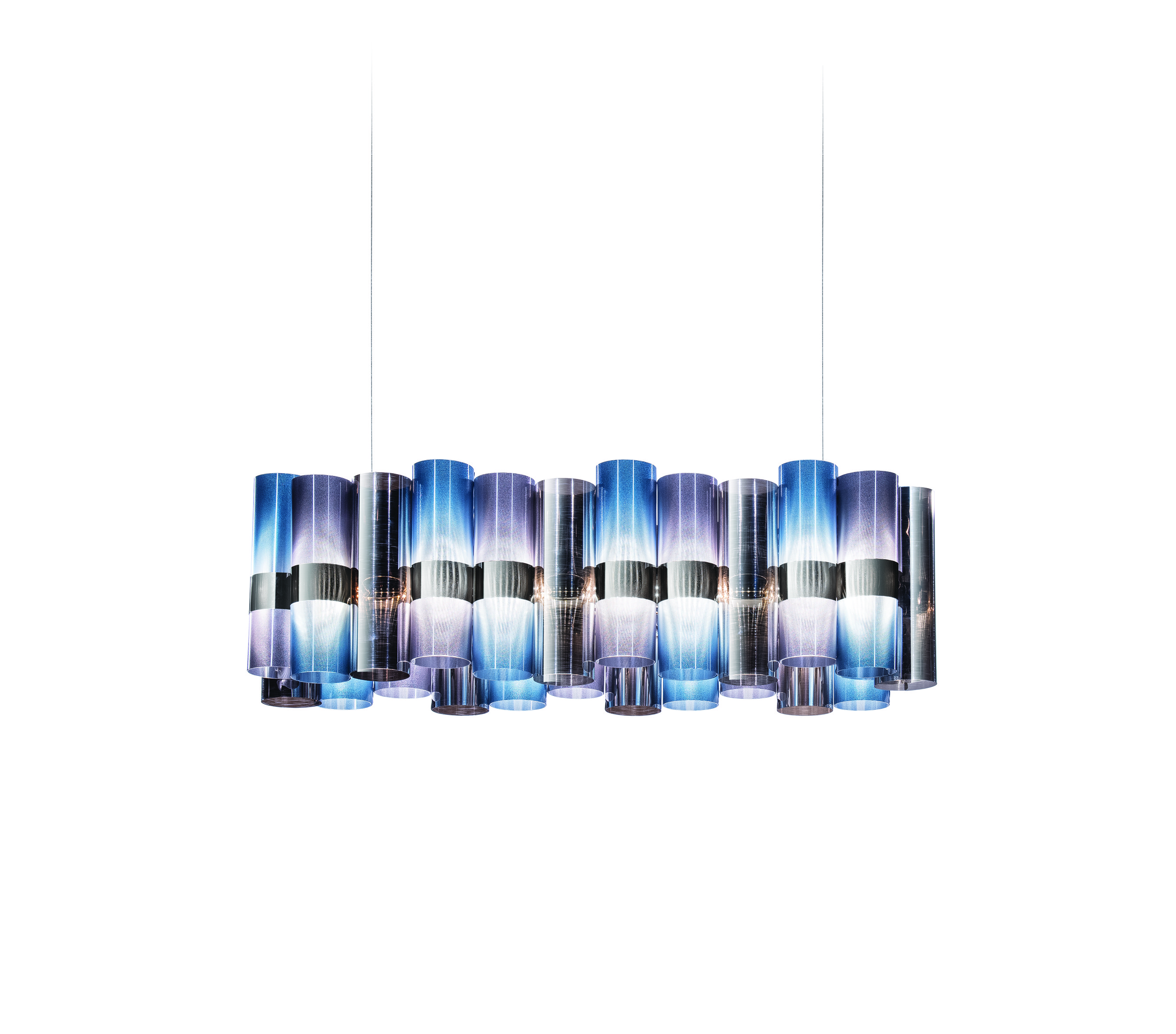 Slamp Závěsné lineární LED svítidlo LA LOLLO 100 Barva: gradient