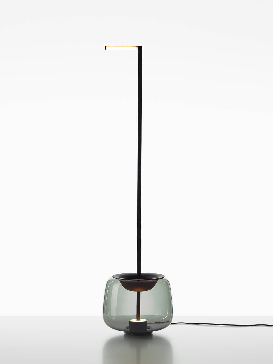 Levně Brokis Stojací lampa Double PC1297 Barva skla: Opalín