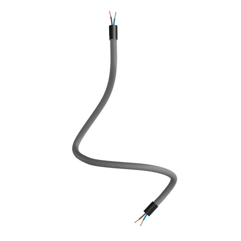 creative cables Creative flex - ohebná trubice potažena titanovou textilií RM75 Délka: 60 cm, Barva komponentu: Černá