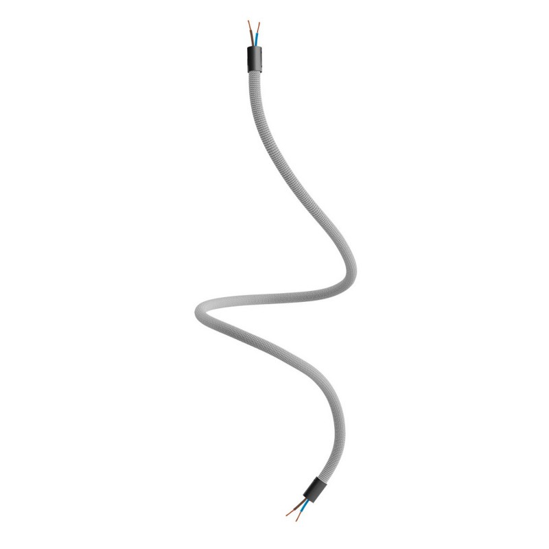 creative cables Creative flex - ohebná trubice potažena titanovou textilií RM75 Délka: 90 cm, Barva komponentu: Černá