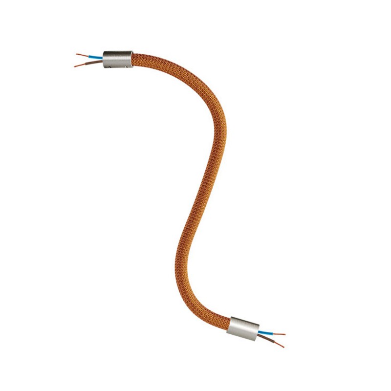 Levně creative cables Creative flex - ohebná trubice potažena měděnou textilií RM74 Délka: 30 cm, Barva komponentu: Matný chrom