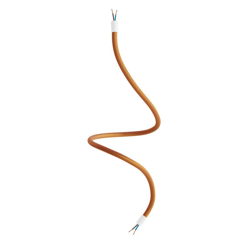 Levně creative cables Creative flex - ohebná trubice potažena měděnou textilií RM74 Délka: 90 cm, Barva komponentu: Matná bílá