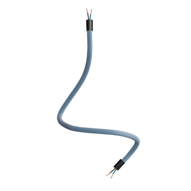 Levně creative cables Creative flex - ohebná trubice s textilním opletením petrolejová RM78 Délka: 60 cm, Barva komponentu: Černá