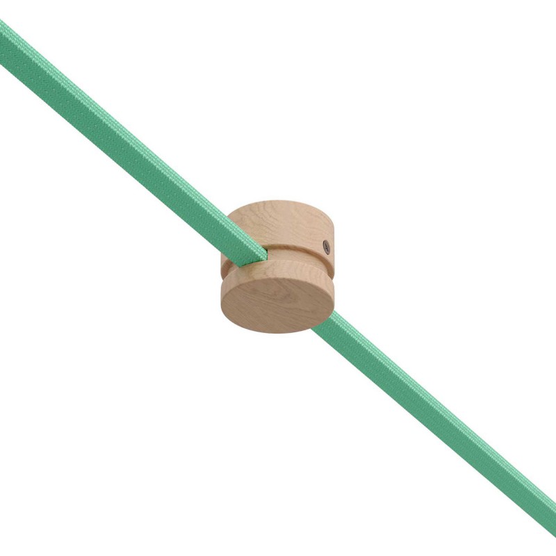 creative cables Dřevěná nástěnná vodící svorka s příslušenstvím pro Filé systém Barva komponentu: Neutrální