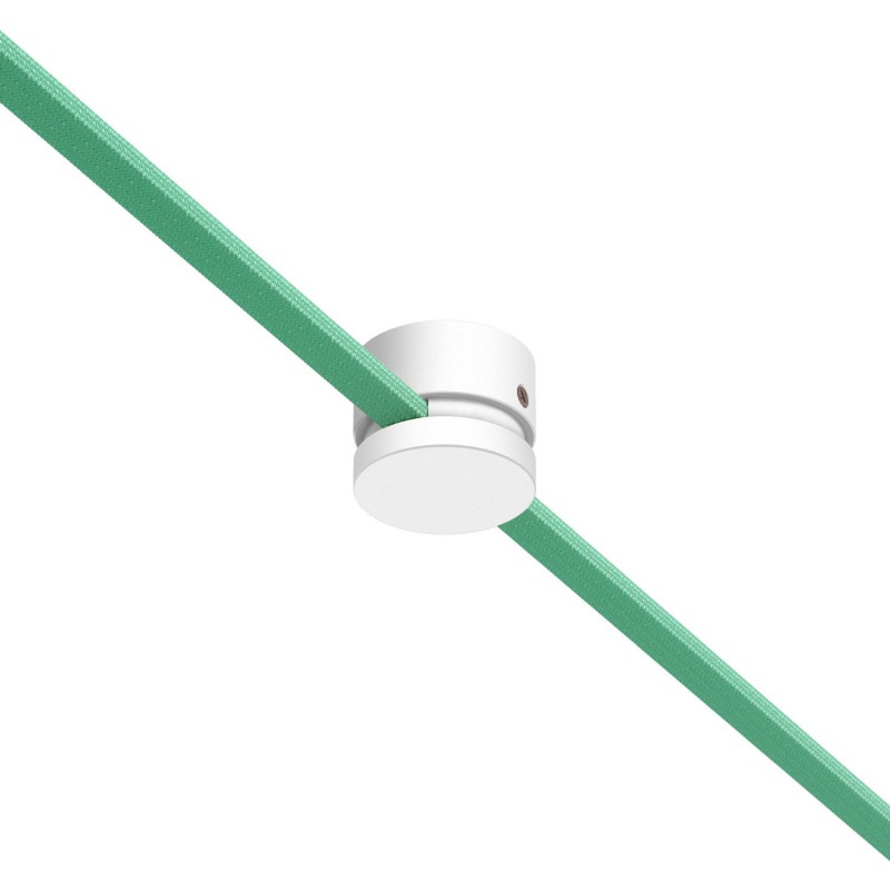 creative cables Dřevěná nástěnná vodící svorka s příslušenstvím pro Filé systém Barva komponentu: Bílá