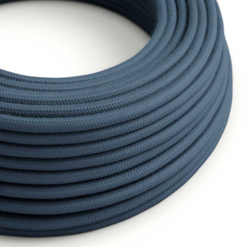 Levně creative cables Bavlněný textilní elektrický kabel, RC30 barvy šedého kamene Počet žil: 2x0.75
