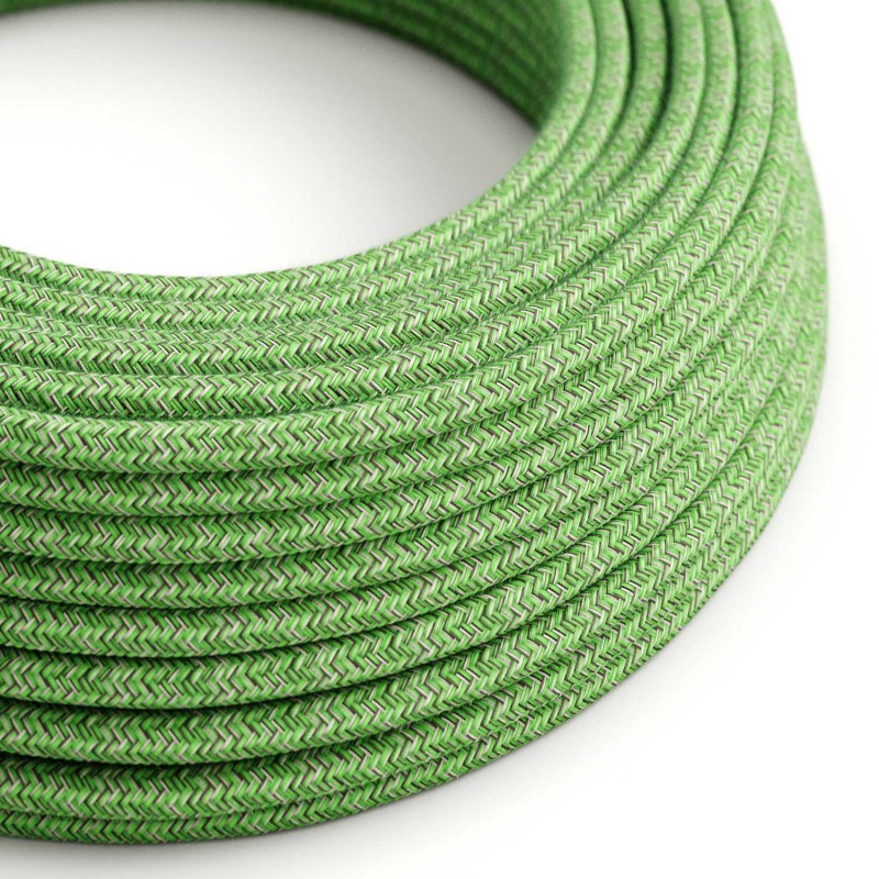 Levně creative cables Bavlněný textilní elektrický kabel, RX08 "bronte" Počet žil: 2x0.75