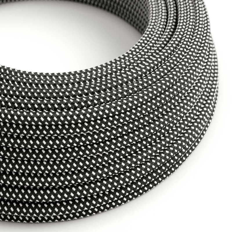 Levně creative cables Hedvábný textilní elektrický kabel s 3D efektem RT41 "stars" Počet žil: 2x0.75